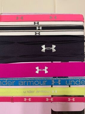 Under Armour Multi-Color Performance Headband Set